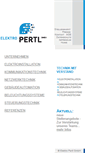 Mobile Screenshot of elektro-pertl.de